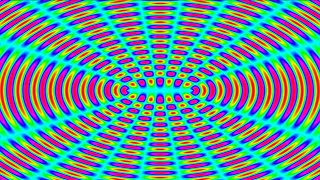 Interesting pattern using "Ripple and Wave Interference" in Python