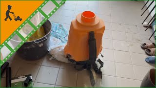 Volpi Dinamica SVE Knapsack Electric Sulphur Duster with 12V Battery - Customer's operating video