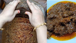 सिलबट्टे पर मसाला पीस कर भुना गोश्त बहुत आसानी से बनाए। Bhuna gosht recipe. Zarina's recipe.