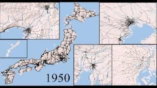 日本の鉄道路線時系列変遷