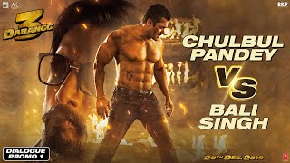Dabangg 3: Chulbul Pandey VS Bali Singh | Salman Khan | Kiccha Sudeep | Prabhu Deva | 20th Dec'19