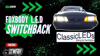 Foxbody L.E.D switchback harness install.