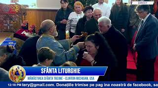 🔴 LIVE: Sfânta Liturghie - 5 Ianurie - Mănăstirea Sfânta Treime Clinton Michigan,USA#5ianurie2025