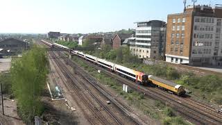 South Western Railway 444014 and 444026 approaching Wimbledon