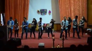 HIndi fusion dance 2016 at ES Farewelcome, Kathmandu University