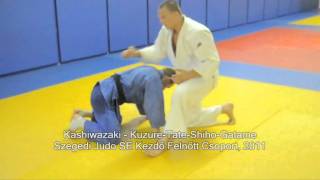 Kashiwazaki-féle átforgatás változata -  Kuzure-Tate-Shiho-Gatame - 2011 Szegedi kezdő