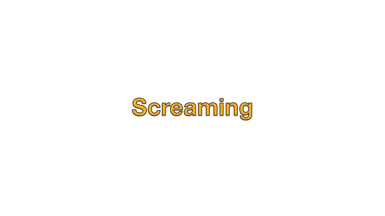 Famous Screaming Sound Effect - YouTube