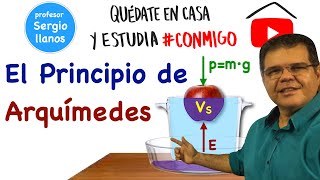 Principio de Arquímedes (en vivo) #QuédateEnCasa y Estudia #Conmigo