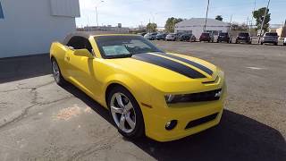 2013 Yellow Camaro 2 SS Walkaround Garrett Motors