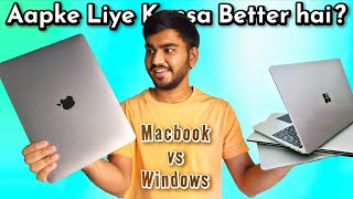 Macbook vs Windows Laptops ? Video Editing , Gaming , Coding & Students k liye Konsa Best hai ??