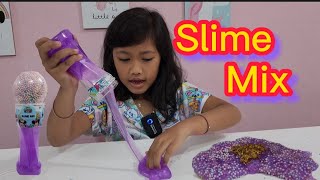 Slime Mixing Satisfying Slime ASMR of Purple Slime Mixing