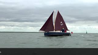 Cape Cutter 19 sailing into river Crouch