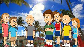 Classic Caillou Misbehaves on the Trip to Fort Myers, Florida/Grounded