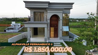 Casa Neoclássica com 250 m2 no Alphaville Pernambuco 2