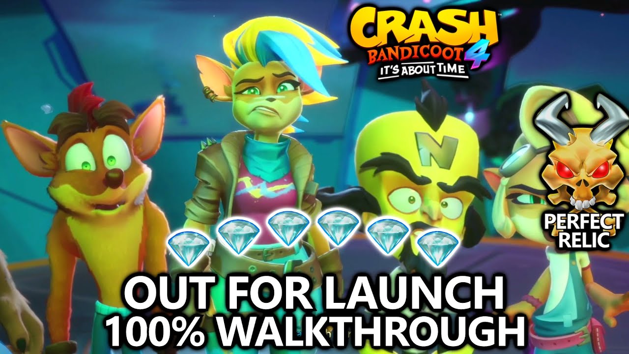 Crash Bandicoot 4 - 100% Walkthrough - Out For Launch - All Gems ...