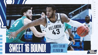 Villanova vs. North Texas - Second Round NCAA tournament extended highlights