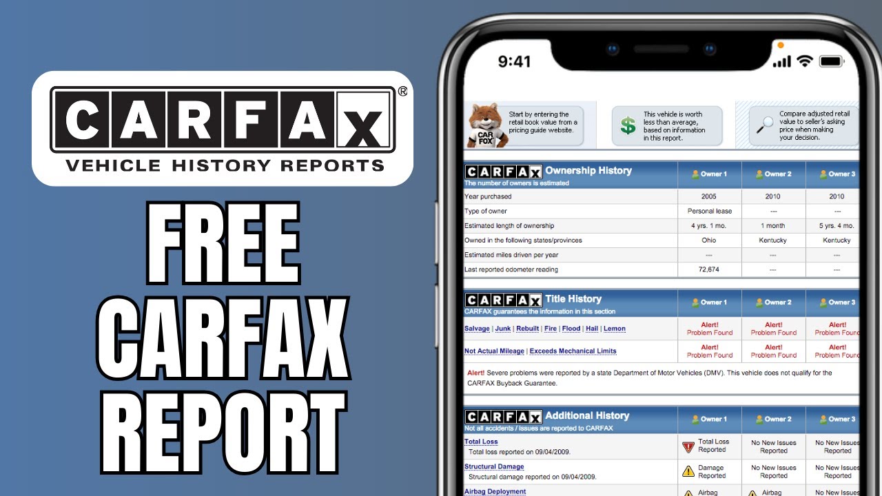 Can You Get Free Carfax Reports At Alden Johnson Blog