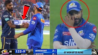 GT vs MI ম্যাচে হার্দিক পান্ডিয়া করেছে রোহিত শর্মা ত্রের জন্য  এমন কিছু যা দেখে অবাক হয়ে যাবে #ipl