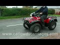 honda foreman 400 4x4 all checked quad bike sold by www catlowdycarriages com