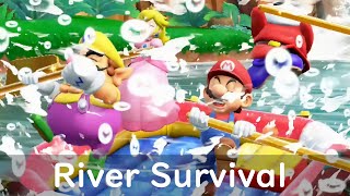 Super Mario Party River Survival Mario with Wario Shy Guy and Peach