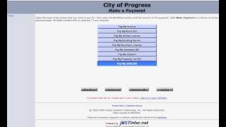 Desktop: Utility Billing Demo