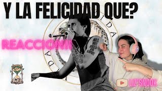 Y LA FELICIDAD QUE? - CANSERBERO. REACCION!!