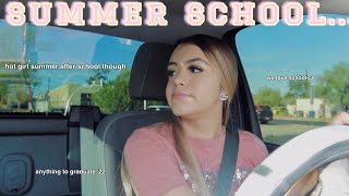 First Day Of Summer School In Person Vlog !