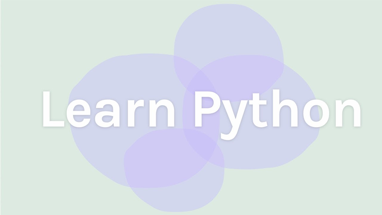 Learn Python Tutorial [For Absolute Beginners] - Full Course - YouTube