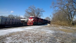 Four (4) INRD and one (1) CIT Leasing SD9043MAC on the HIAWATHA - SOUTH