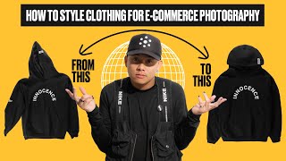 How to Style Clothing for E-Commerce Photography