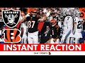 WORST IN THE NFL! Raiders vs. Bengals INSTANT Reaction + Luke Getsy & Antonio Pierce | NFL Week 9