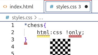 Chessboard using only HTML and CSS in 2 minutes | Tutorial