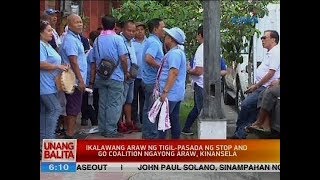 UB: Ikalawang araw ng tigil-pasada ng Stop and Go Coalition ngayong araw, kinansela