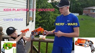 Nerf-War ON Kids Playtime Toy Universe