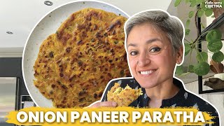 I have been cooking this once a week - THE ONION PANEER PARATHA YOU MUST TRY | Food with Chetna