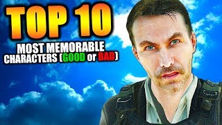 Top 10 "MOST MEMORABLE CHARACTERS" GOOD or BAD in COD HISTORY | Chaos