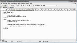 jQuery Tutorial - 17 - A selector example with CSS