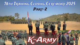 76th K-Army Training Closing Ceremony 2025 (Part-2)