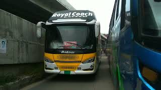 রয়েল কোচ। Royel Coach  সম্প্রতি তারা ঢাকা -টঙ্গী থেকে কুমিল্লা পর্যন্ত সার্ভিস চালু করেছে।