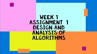 Design And Analysis Of Algorithms Week 1 Nptel Answers 2024 Nptel Design And Analysis Of Algorithms Week 1 Nptel Answers 2024 Nptel