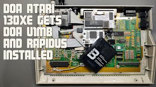 Dead Atari 130XE gets dead U1MB and Rapidus installed