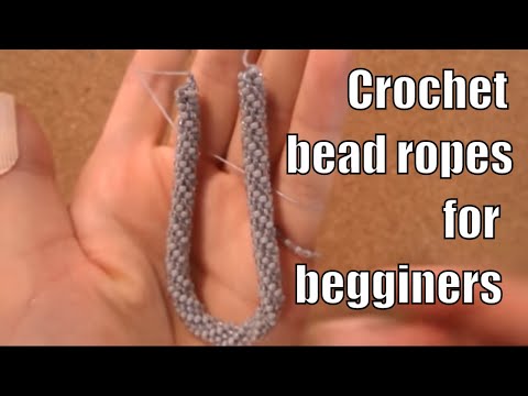 HOW TO: Crochet bead ropes for begginers! Easy step by step tutorial HOW TO: Crochet bead ropes for begginers! Easy step by step tutorial