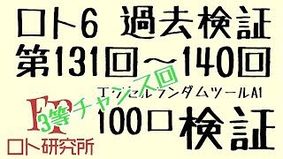 宝くじ FPロト研究所 ロト6 過去検証シリーズ NO.0205