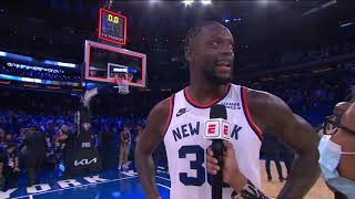 "First Game..." Julius Randle HILARIOUS Interview After 2OT 😂