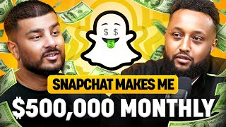 AHMED FAID: MAKING $500,000 PER MONTH ON SNAPCHAT | CEOCAST