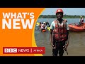 White water rafting in Jinja and other stories - BBC What's New