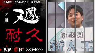 最高位戦新人王がゆく！一ヶ月天鳳耐久配信　12/1（後編）