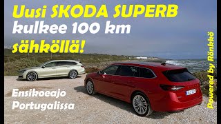 Ensikoeajossa uusi Skoda Superb: lataushybridi suosituin