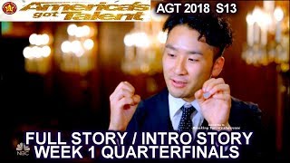 Mochi Diabolo Juggler  FULL STORY / INTRO STORY America's Got Talent 2018 QUARTERFINALS 1 AGT