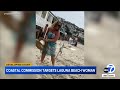 Laguna Beach woman in viral video ordered by Coastal Commission to stop blocking beach, report says